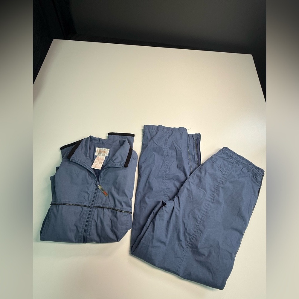 VI Petites Blue Windbreaker Tracksuit Vintage Size Small